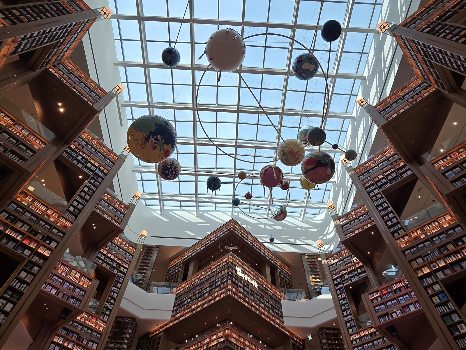 Library atrium, an example of the kind of space captured for schools and colleges